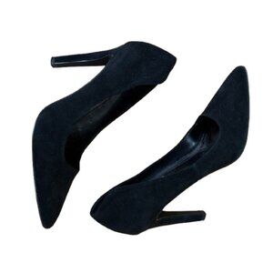 STEVE MADDEN Classic Black Suede Heels Size 9.5